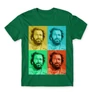 Zöld Bud Spencer férfi rövid ujjú póló - Colors