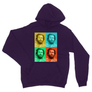 Kép 8/14 - Sötétlila Bud Spencer unisex kapucnis pulóver - Colors