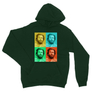 Kép 10/14 - Sötétzöld Bud Spencer unisex kapucnis pulóver - Colors