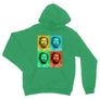 Zöld Bud Spencer unisex kapucnis pulóver - Colors