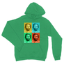 Kép 14/14 - Zöld Bud Spencer unisex kapucnis pulóver - Colors