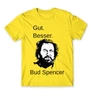Citromsárga Bud Spencer férfi rövid ujjú póló - Gut Besser