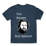 Denim Bud Spencer férfi rövid ujjú póló - Gut Besser