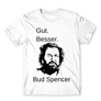 Fehér Bud Spencer férfi rövid ujjú póló - Gut Besser