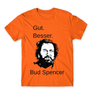 Kép 14/25 - Narancs Bud Spencer férfi rövid ujjú póló - Gut Besser