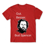Kép 15/25 - Piros Bud Spencer férfi rövid ujjú póló - Gut Besser