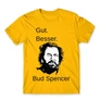 Sárga Bud Spencer férfi rövid ujjú póló - Gut Besser