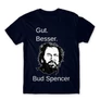 Sötétkék Bud Spencer férfi rövid ujjú póló - Gut Besser