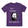 Kép 18/25 - Sötétlila Bud Spencer férfi rövid ujjú póló - Gut Besser