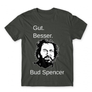 Kép 19/25 - Sötétszürke Bud Spencer férfi rövid ujjú póló - Gut Besser