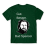 Kép 20/25 - Sötétzöld Bud Spencer férfi rövid ujjú póló - Gut Besser