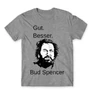 Sportszürke Bud Spencer férfi rövid ujjú póló - Gut Besser