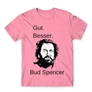 Világos rózsaszín Bud Spencer férfi rövid ujjú póló - Gut Besser