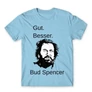 Világoskék Bud Spencer férfi rövid ujjú póló - Gut Besser