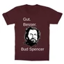 Bordó Bud Spencer gyerek rövid ujjú póló - Gut Besser