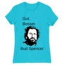 Atollkék Bud Spencer női rövid ujjú póló - Gut Besser