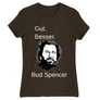 Barna Bud Spencer női rövid ujjú póló - Gut Besser