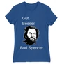 Királykék Bud Spencer női rövid ujjú póló - Gut Besser