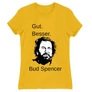Sárga Bud Spencer női rövid ujjú póló - Gut Besser