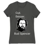 Sötétszürke Bud Spencer női rövid ujjú póló - Gut Besser