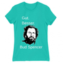 Kép 18/22 - Türkiz Bud Spencer női rövid ujjú póló - Gut Besser
