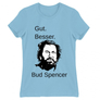 Kép 19/22 - Világoskék Bud Spencer női rövid ujjú póló - Gut Besser