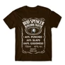 Barna Bud Spencer férfi rövid ujjú póló - Jack Daniel’s