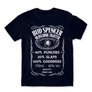 Sötétkék Bud Spencer férfi rövid ujjú póló - Jack Daniel’s