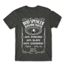 Sötétszürke Bud Spencer férfi rövid ujjú póló - Jack Daniel’s