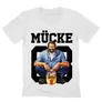 Fehér Bud Spencer férfi V-nyakú póló - Mücke