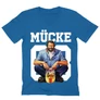 Királykék Bud Spencer férfi V-nyakú póló - Mücke