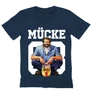 Sötétkék Bud Spencer férfi V-nyakú póló - Mücke