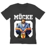 Sötétszürke Bud Spencer férfi V-nyakú póló - Mücke