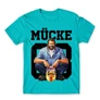 Atollkék Bud Spencer férfi rövid ujjú póló - Mücke