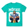Türkiz Bud Spencer férfi rövid ujjú póló - Mücke