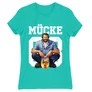 Türkiz Bud Spencer női rövid ujjú póló - Mücke