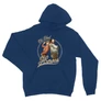 Királykék Bud Spencer unisex kapucnis pulóver - Old School Heroes