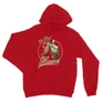 Piros Bud Spencer unisex kapucnis pulóver - Old School Heroes
