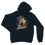 Sötétkék Bud Spencer unisex kapucnis pulóver - Old School Heroes