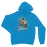 Zafírkék Bud Spencer unisex kapucnis pulóver - Old School Heroes