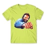 Almazöld Bud Spencer férfi rövid ujjú póló - Pofon