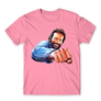 Kép 23/25 - Világos rózsaszín Bud Spencer férfi rövid ujjú póló - Pofon