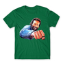 Kép 25/25 - Zöld Bud Spencer férfi rövid ujjú póló - Pofon
