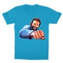 Atollkék Bud Spencer gyerek rövid ujjú póló - Pofon