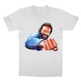 Fehér Bud Spencer gyerek rövid ujjú póló - Pofon