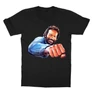 Fekete Bud Spencer gyerek rövid ujjú póló - Pofon