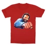 Piros Bud Spencer gyerek rövid ujjú póló - Pofon