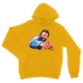 Sárga Bud Spencer unisex kapucnis pulóver - Pofon