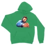 Zöld Bud Spencer unisex kapucnis pulóver - Pofon