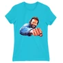 Atollkék Bud Spencer női rövid ujjú póló - Pofon